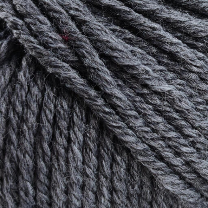 36 Пряжа Laines du Nord Twist, 100г - 125м, сірий, 70% вовна, 30% акрил