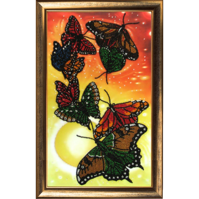 СА 106 Вальс метеликів. Butterfly. Схема на тканині для вишивання бісером