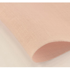 3609/4115 Канва Belfast 32 Zweigart, блідо-рожевий, ширина - 140 см, 100% льон