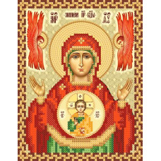 РИП-5226 Ікона Божої Матері Знамення. Марічка. Схема на тканині для вишивання бісером