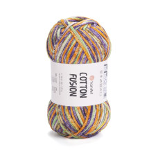 3649 Пряжа Cotton Fusion 100г-225м (різнокольоровий). YarnArt