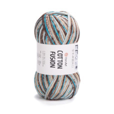 3650 Пряжа Cotton Fusion 100г-225м (різнокольоровий). YarnArt