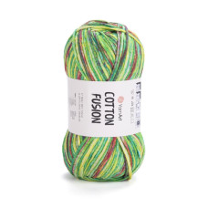 3651 Пряжа Cotton Fusion 100г-225м (різнокольоровий). YarnArt