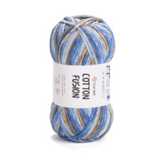 3655 Пряжа Cotton Fusion 100г-225м (різнокольоровий). YarnArt