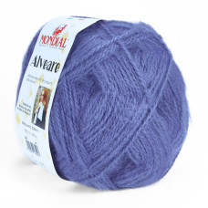 366 Пряжа Mondial Alveare, 200г - 520м, темно-блакитний, 35% мохер, 65% мікрофібра PC