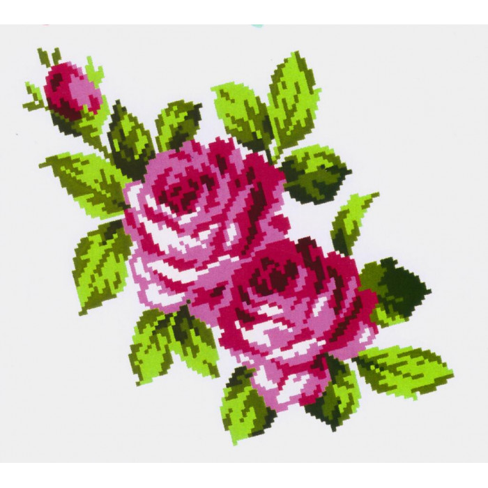K304 Букет троянд (20х30 см). Confetti. Водорозчинний флізелін з малюнком