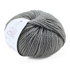 37 Пряжа Laines du Nord Twist, 100г - 125м, світло-сірий, 70% вовна, 30% акрил