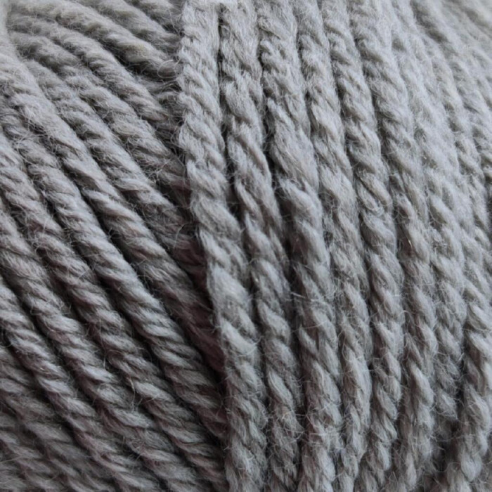 37 Пряжа Laines du Nord Twist, 100г - 125м, світло-сірий, 70% вовна, 30% акрил
