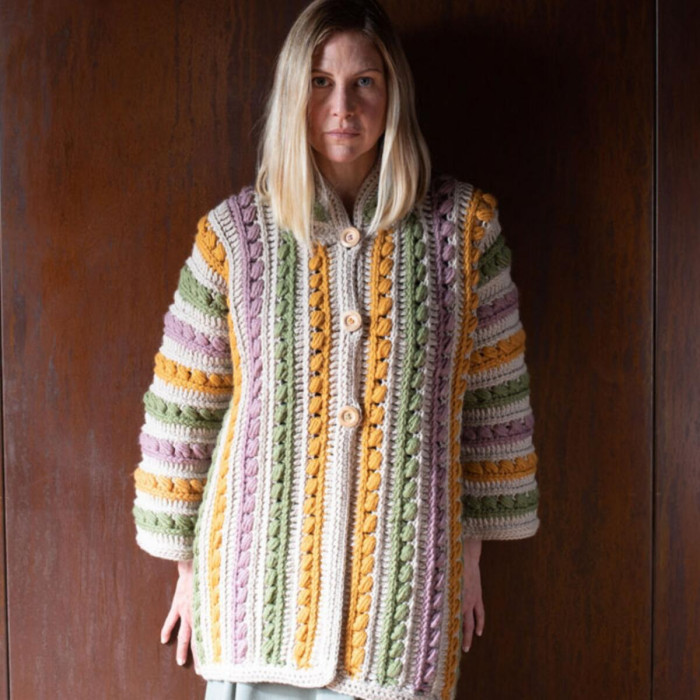 37 Пряжа Laines du Nord Twist, 100г - 125м, світло-сірий, 70% вовна, 30% акрил