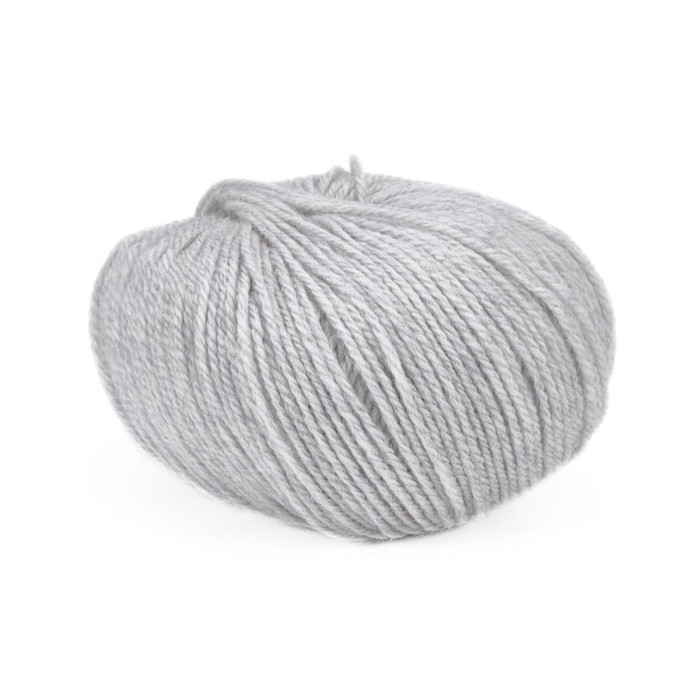 370 Пряжа Mondial BioLanaFine, 50г - 175м, блакитно-сірий, 100% вовна