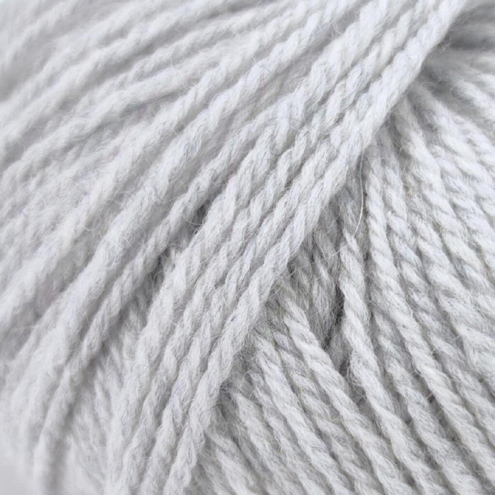 370 Пряжа Mondial BioLanaFine, 50г - 175м, блакитно-сірий, 100% вовна