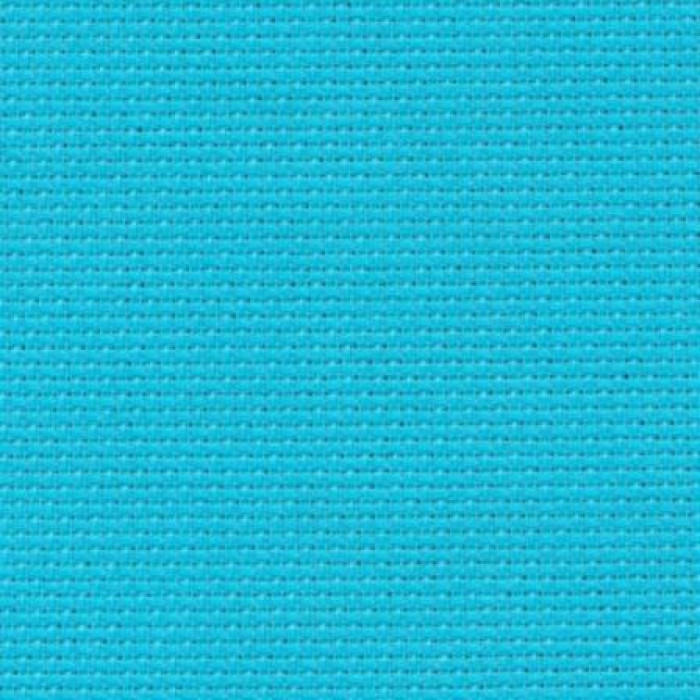 3706/5142 канва, відріз 36х46 см, Stern Aida 14 Zweigart, яскраво-блакитний, 100% бавовна