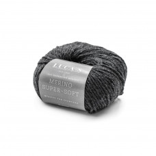 3763/04 Пряжа Merino Super-Soft, 50г-105м, темно-сірий, Luca-S, 100% вовна