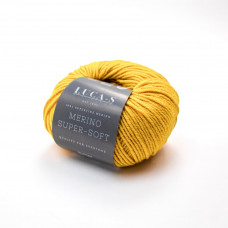 3763/09 Пряжа Merino Super-Soft, 50г-105м, гірчиця, Luca-S, 100% вовна