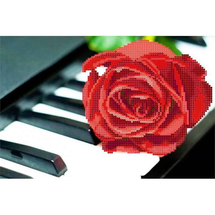 ТМ-0054 Піаніно і троянда. Тела Артіс. Схема для вишивання бісером