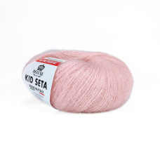 377 Пряжа Mondial Kid Seta, 25г - 210м, персиковий, 70% суперкід мохер, 30% шовк