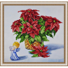 Р-221 Різдвяний натюрморт 2. Валевська В. М. Картини бісером. Набір для вишивання бісером(Знятий з виробництва)