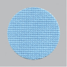3793/503 канва, отрез 36x46 см, Fein-Aida 18 Zweigart, небесно-голубой, 100% хлопок