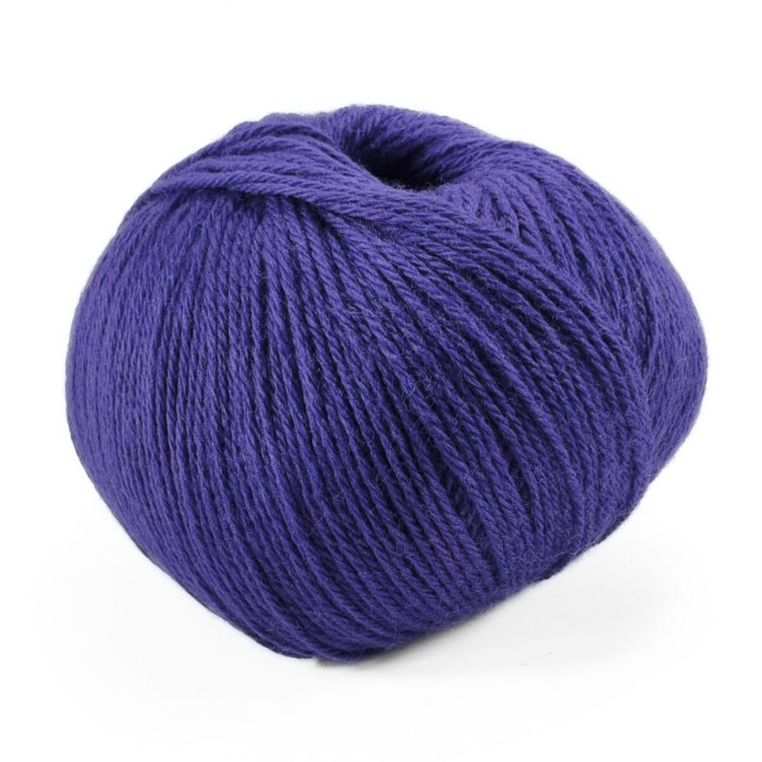 38 Пряжа Campolmi Filati Svezia, 100г - 250м, фіолетовий, 50% вовна, 50% акрил
