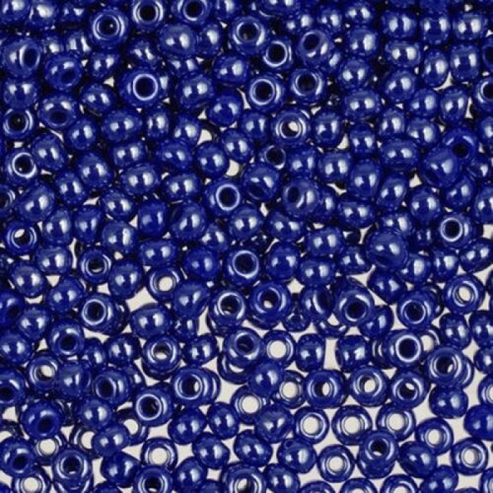 38060 10/0 чеський бісер Preciosa, 5 г, синій, непрозорий глазурований