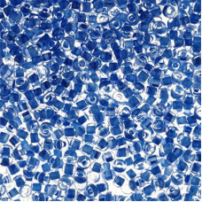 38338 10/0 чеський бісер Preciosa, 5 г, синій, кристальний з фарбованим отвором