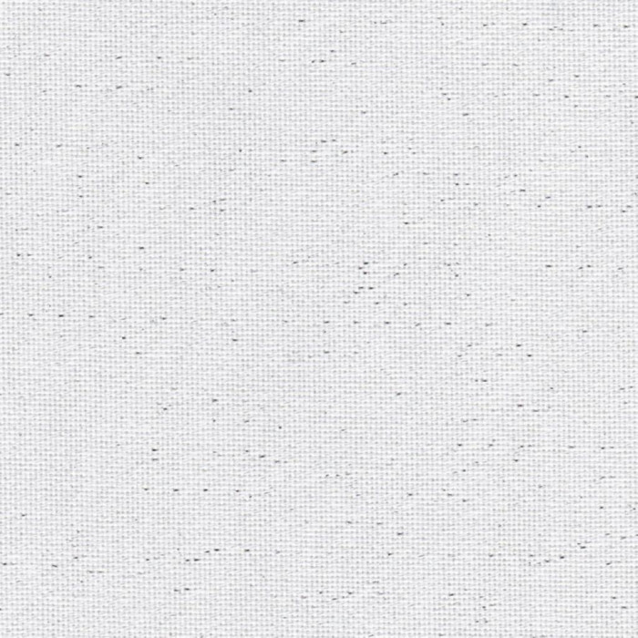 3835/17 Канва Lugana 25 Zweigart, білий з сріблястим люрексом, ширина - 140 см, 52% бавовна, 48% віскоза