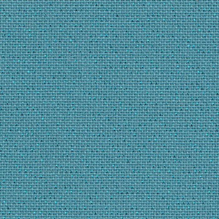 3835/6136 Канва Lugana 25 Zweigart, тихоокеанський з синім люрексом, ширина - 140 см, 48% бавовна,