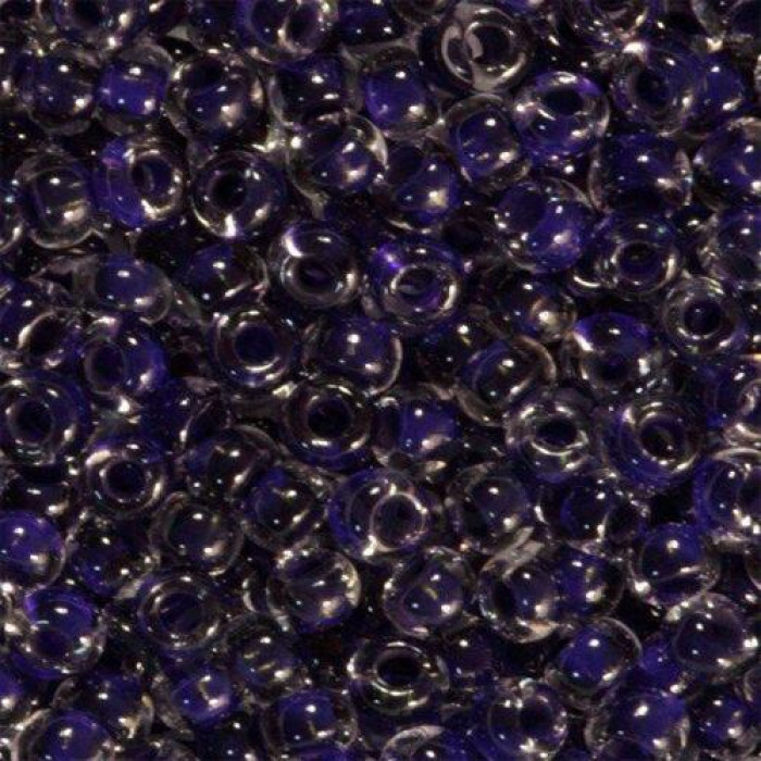 38428 10/0 чеський бісер Preciosa, 5 г, фіолетовий, кристальний глазурований з фарбованим отвором
