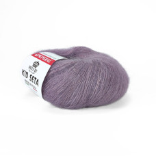 389 Пряжа Mondial Kid Seta, 25г - 210м, аметистовий, 70% суперкід мохер, 30% шовк