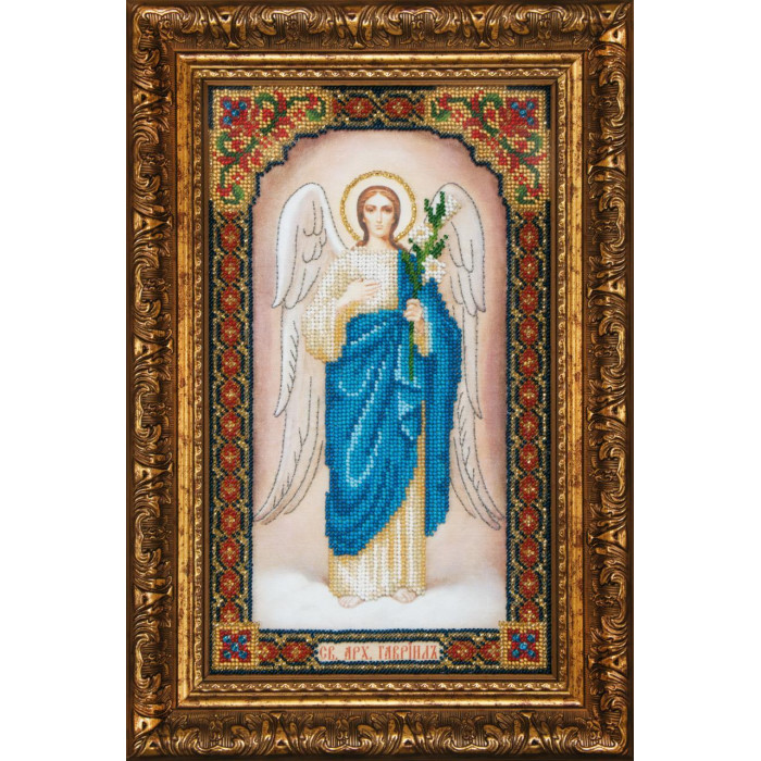 Б-1237 Ікона святого Архангела Гаврила. Чарівна Мить. Набір для вишивання бісером. АКЦІЯ(Знятий з виробництва)