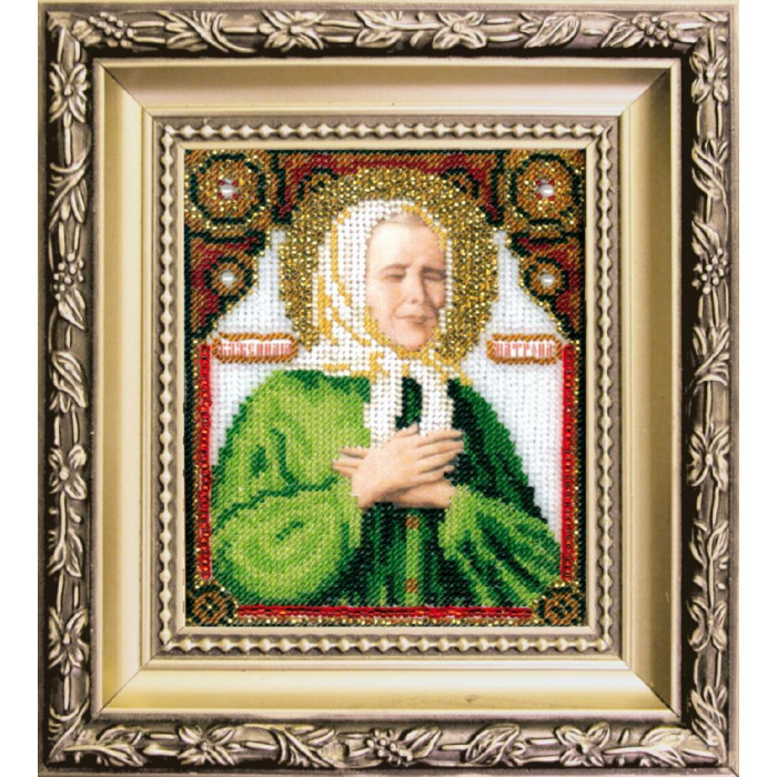 БЮ-009 Ікона святої блаженної Матрони Московської. Чарівна Мить. Набір для вишивання бісером