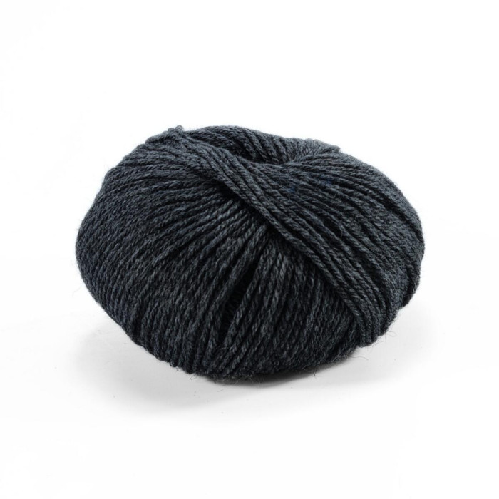 39 Пряжа Laines du Nord Holiday, 50г - 125м, темно-сірий, 70% вовна, 30% акрил