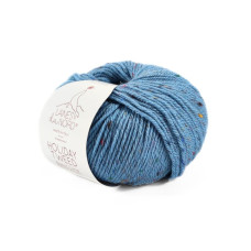 39 Пряжа Laines du Nord Holiday Tweed, 50г - 125м, блакитний, 50% вовна, 39% акрил, 11% віскоза
