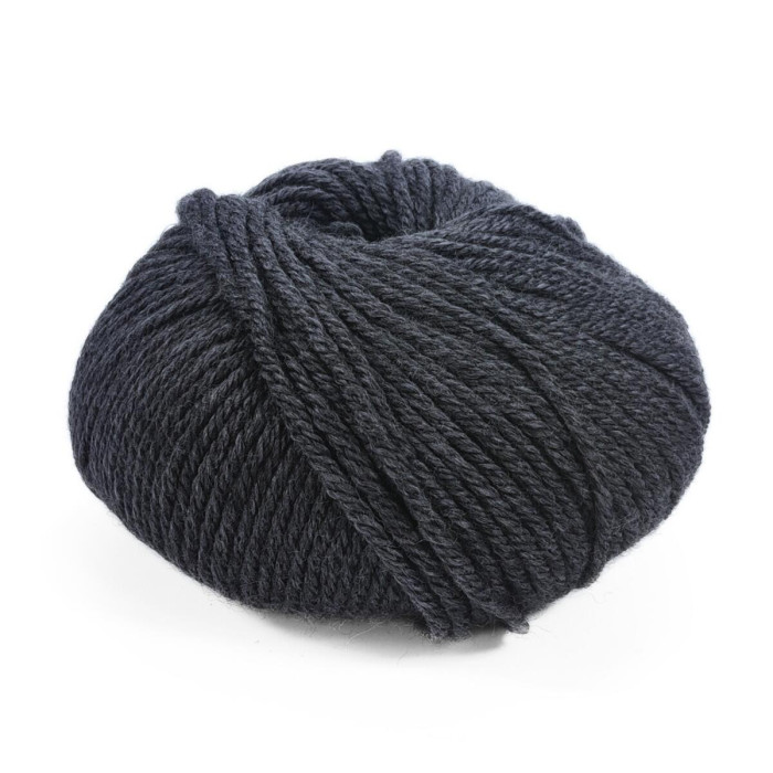 39 Пряжа Laines du Nord Twist, 100г - 125м, антрацит, 70% вовна, 30% акрил