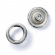 390107 Непришивна кнопка Джерсі, кільце, 10 мм, сріблястого кольору. Prym