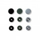 393003 Кнопки Color Snaps Love, 12.4 мм, сірого кольору. Prym