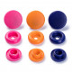 393006 Кнопки Color Snaps Love, 12.4 мм, різнокольорові. Prym