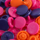 393006 Кнопки Color Snaps Love, 12.4 мм, різнокольорові. Prym