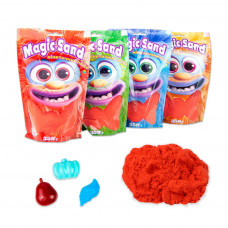 39402-6 Magic sand в пакеті червоний, 350 гр. Кінетичний пісок. Strateg