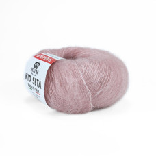 398 Пряжа Mondial Kid Seta, 25г - 210м, англійська троянда, 70% суперкід мохер, 30% шовк