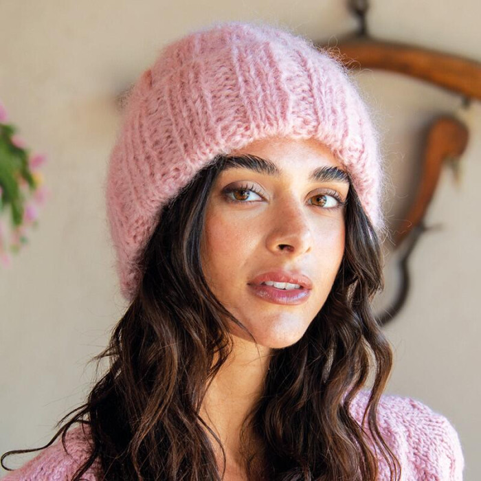 398 Пряжа Mondial Lieve, 50г - 140м, англійська троянда, 90% кід мохер, 10% мікрофібра PА