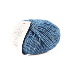 4 Пряжа Laines du Nord Aran Tweed, 50г - 90м, світлий джинс, 30% альпака файн, 50% вовна, 20% віскоза