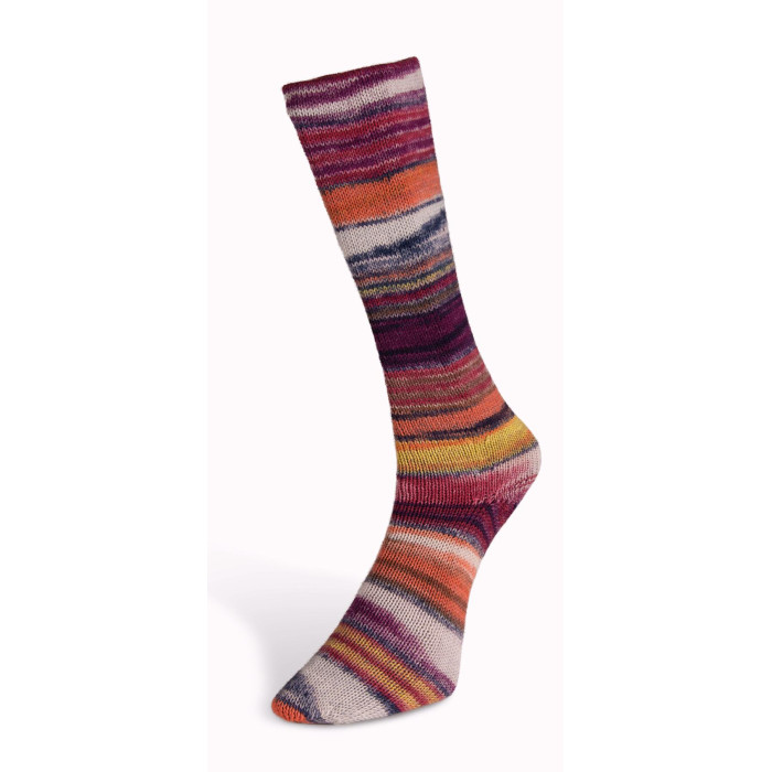 4 Пряжа Laines du Nord Eclectic Sock, 100г - 420м, різнокольоровий, 75% вовна, 25% нейлон
