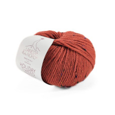 4 Пряжа Laines du Nord Holiday Tweed, 50г - 125м, теракотовий, 50% вовна, 39% акрил, 11% віскоза