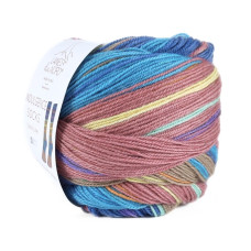 4 Пряжа Laines du Nord Indulgence Sock, 100г - 420м, різнокольоровий, 75% вовна, 25% нейлон
