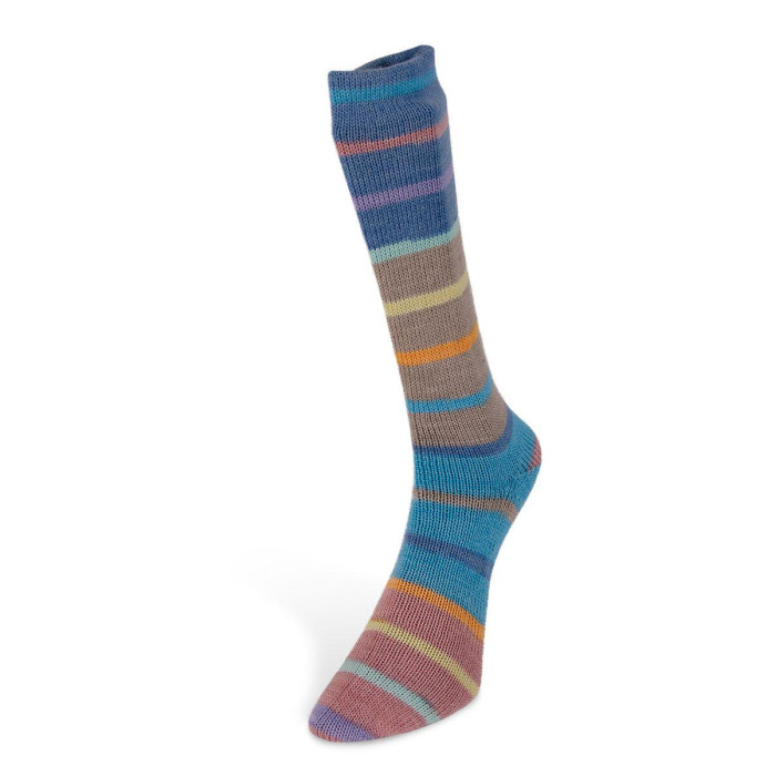 4 Пряжа Laines du Nord Indulgence Sock, 100г - 420м, різнокольоровий, 75% вовна, 25% нейлон