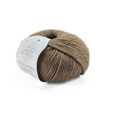 4 Пряжа Laines du Nord Mercerized Merino, 50г - 125м, темно-бежевий, 100% вовна