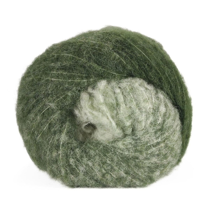 4 Пряжа Laines du Nord Piuma Alpaca Degrade,100г - 250м, різнокольоровий, 48% альпака, 44% лана без мюлесінгу, 8% нейлон