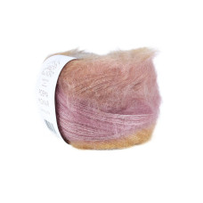 4 Пряжа Laines du Nord Poema Mohair, 150г - 600м, різнокольоровий 70% кід мохер, 30% шовк