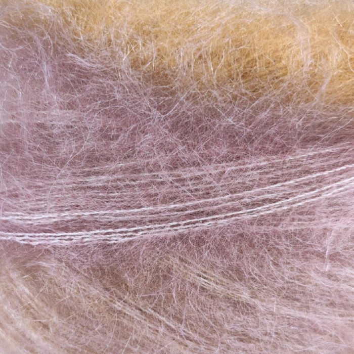 4 Пряжа Laines du Nord Poema Mohair, 150г - 600м, різнокольоровий 70% кід мохер, 30% шовк